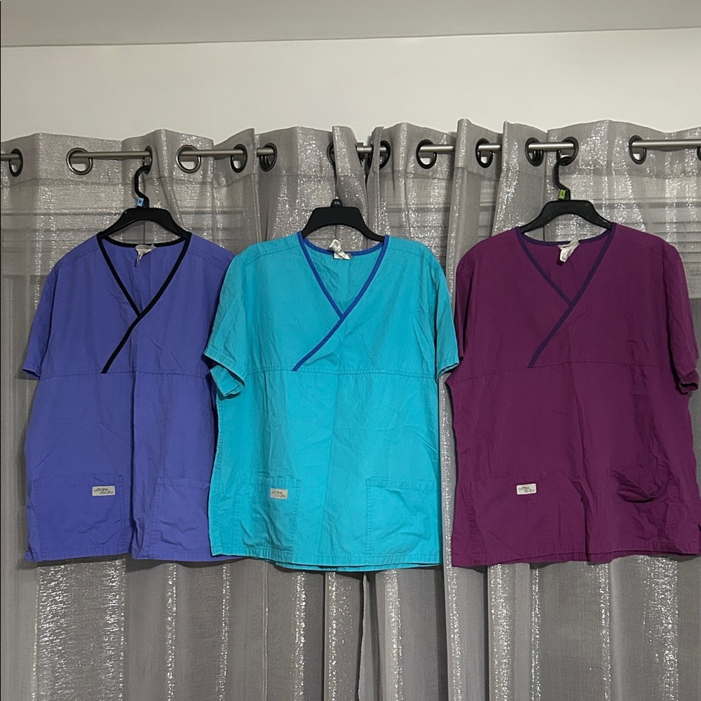 Urbane Scrubs in Rich Blue